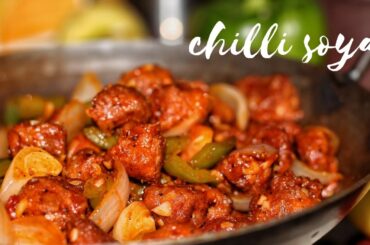 Soya Chunks Chilli Recipe | Chilli Soya | Soya Chunk Recipes #shorts #shortvideo