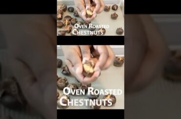 Chestnuts Roasting #shorts#easy#recipe#roasting#roastedchestnuts#healthysnacks