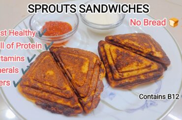 Most healthy Sprouts sandwiches without bread | No bread used in the sandwiches? |