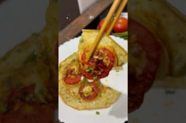Easy & Delicious Tomato & Cheese Omelette-Healthy breakfast #trending #viralvideo #shorts
