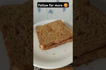 Brown bread veg sandwich for quick breakfast #viralvideo #food #shortvideo #shorts #recipe #healthy