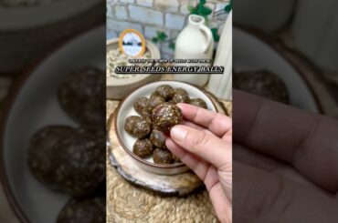 Try This Healthiest Snack-Super Seeds Energy Balls||Healthy Snack Recipe||Super Seeds Laddu#shorts