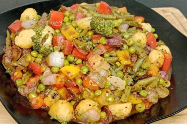 Saucy Vegetables | Easy Vegetable Side Dish | Healthy Dinner Recipe
