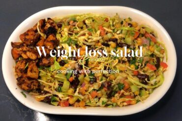 Healthy Salad Recipe for Weight Loss - High protein Salad - Easy and Quick Salad Recipe