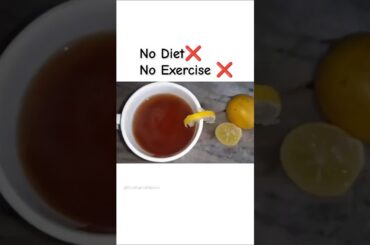 Lemon tea recipe - weight loss drink | how to make lemon tea #lemontearecipe #youtubeshorts