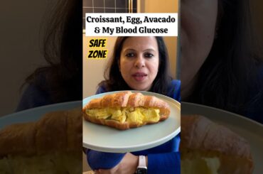 Croissant, Egg, Avacado & My Blood Glucose Levels