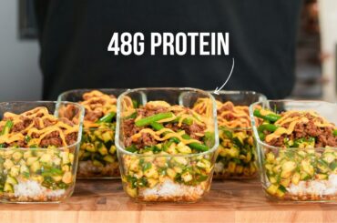 FAST Korean Sticky Beef Bowls High Protein Meal Prep in 35 Minutes!