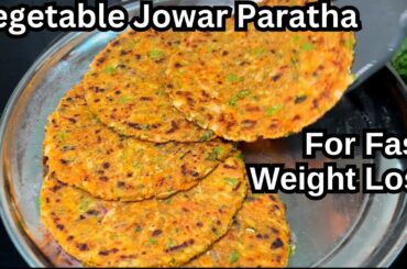 Gluten-Free Jowar Ka Paratha | Healthy Jowar Paratha Recipe | Jowar Flour Recipe For Weight Loss