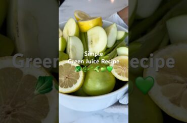Simple Green Juice Recipe | For Detox, Digestion, and Aiding Weight Loss #greenjuice