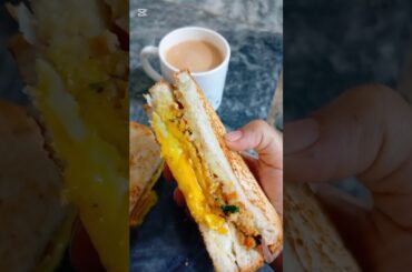 Cheese Bread Sandwich | Shami Egg Sandwich| Easy Breakfast |