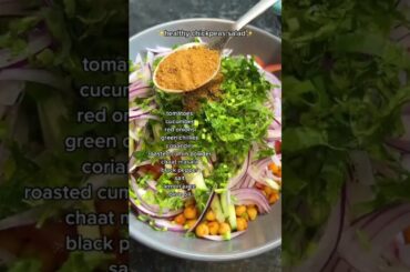 Delicious Protein-Packed Chickpea Salad Recipe | Light, Flavorful & Nutritious!