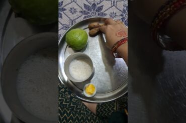 Today's breakfast - Guava # egg # milk # dry fruits and nuts #food #yummy #healthy