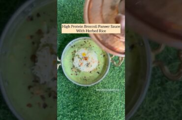 Super Healthy High Protein Broccoli Paneer Sauce #highprotein #healthyrecipes #partyideas