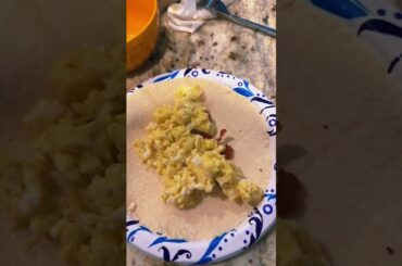 High Protein Low Calorie Breakfast Crunchwrap #breakfast #lowcalorie #weightloss