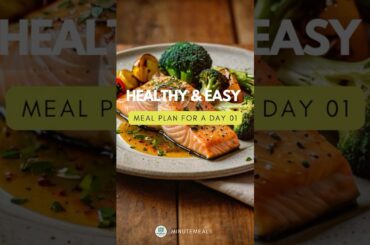 Healthy & Easy Meal Plan  Under 1500 Calories in 30 Seconds! #healthyfood #mealplan #quickmeals