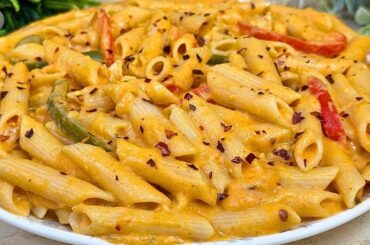 Restaurant Style Pink Sauce Pasta Recipe | Creamy Chicken Pasta Recipe by iFood Mania