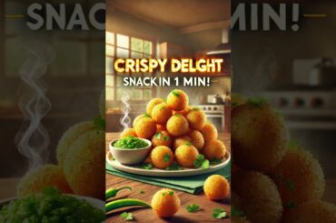 Super Crispy Sooji Balls Recipe in 1 Minute | Easy Snack for Everyone!
