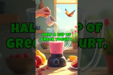 This smoothie has 14g of protein and no protein powder #smoothie #recipe #breakfast