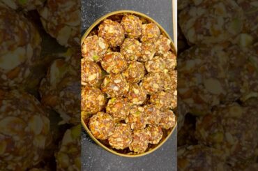 Healthy Dry Fruits Laddu #shorts #ytshorts #dryfruitladdoo #foodshorts