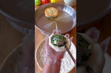 One pound of flour and nine ounces of water to make dough pie #Food filling Cake #2199