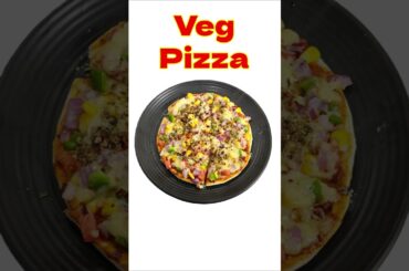Pizza without oven #pizza #vegpizza #withoutoven #youtubeshorts #trending #homemadepizza #shortvideo