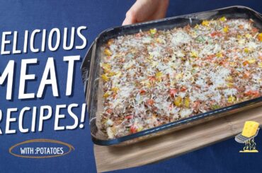 HEALTHY Lunch Idea Using Potatoes Minced Meat And Spices! @COOK Health+