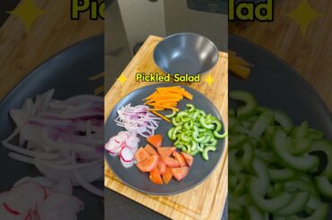 Quick and Refreshing Pickled Salad #healthy #recipe