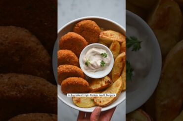 PROTEIN IN PLANTS. 6-Ingredients, high protein. Bake, or fry. Tap related video for clickable link.