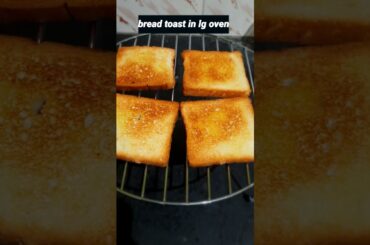 How to toast bread in lg charcoal convection oven | bread toasting in oven #shorts