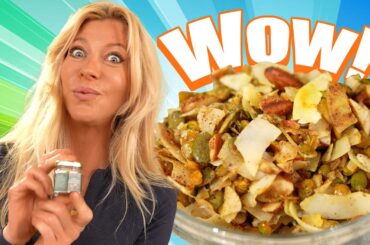 Indian food CHEX MIX Raw Vegan Snack Recipe