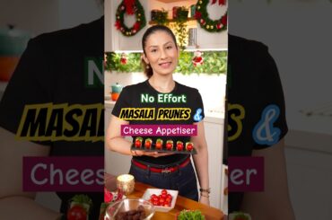 Good for heart, cholesterol & digestion - no cooking effort - Masala Prunes and Cheese Appetiser