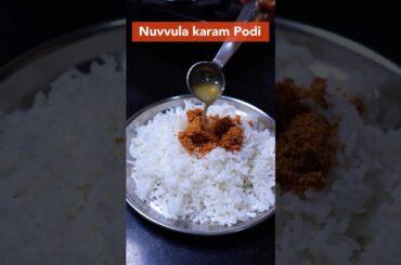 Nuvvula Karam Podi Recipe | Healthy Sesame Spice Powder for Rice #mamasfood