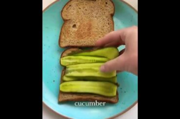 Healthy Sandwich Dinner. Simple breakfast idea