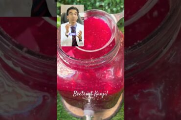 Beetroot Kanji Recipe! Healthy Indian probiotic drink. Recipe in comments.