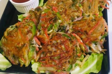 5 Minutes Evening Snacks | Vegetable Pancake Recipe | New Recipe | Easy Snacks Recipe/Pakora Recipe