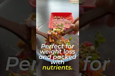 Day 1/30: Boost Your Fitness with Protein-Packed Sprout Salad!  #HealthyRecipes#WeightLossMeals
