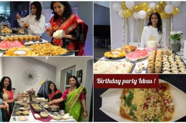 Birthday Party Food Ideas | Ragda Patties | Pizza tart | Vegetarian Teppanyaki food Ideas