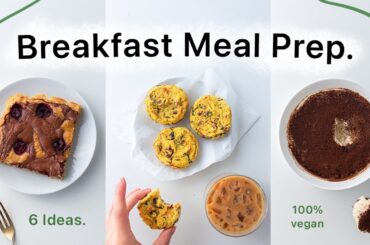 5 Overnight Breakfast Ideas. (easy, vegan & high protein...kinda)