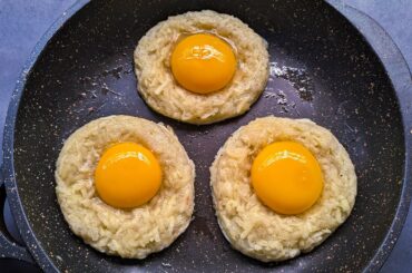 Just Add Eggs & Potatoes Its So Delicious! Simple Breakfast Recipe. Healthy Cheap & Tasty Snacks.