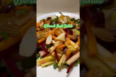 Title: VIBRANT BEET SALAD RECIPE | Healthy snacks recipe #BeetSaladRecipe#shorts #tasty #healthy