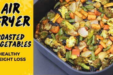 Air Fryer Roasted Vegetables For Weight Loss - Healthy Air Fryer Recipes | Skinny Recipes