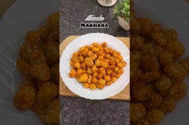 Masala Makhana Recipe | #healthysnacks  #trending #foodclips #shorts