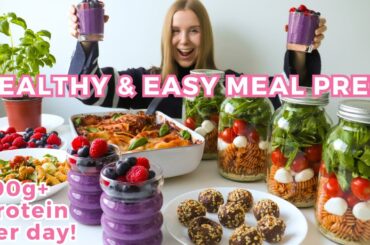 Healthy & High protein meal Prep | 100G+ Protein Per Day! | New Ebook!