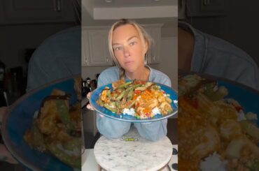 Quicker than take out and much healthier! #healthyrecipes #mealsinminutes #singlemeals #easymeals