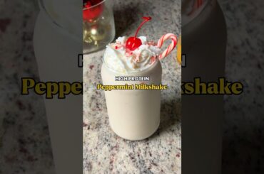 High Protein Peppermint Milkshake
