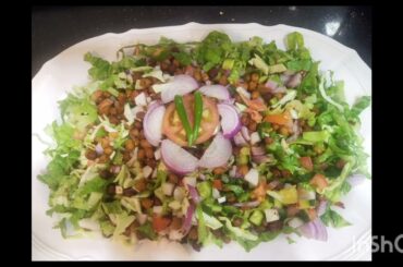 high protein salad recipe #weightlossrecipe #chickpearecipes #chanachaat