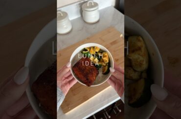 lunch idea!! #healthyrecipes #health #recipes #lunchideas #lunchtime #food #airfryer #healthy #asmr