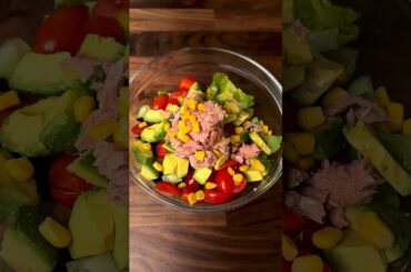 Easy Avocado Salad #shorts #avocado