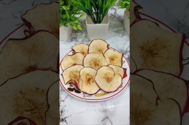 Air Fryer Apple Chips | The Perfect Healthy Snack! #airfryer #apple #ourfoodlab #chips #shortfeed