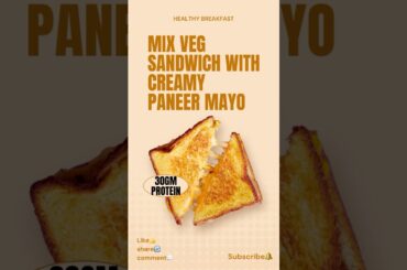 Mix Veg Sandwich With PANEER Mayo #youtubeshorts #ytshorts